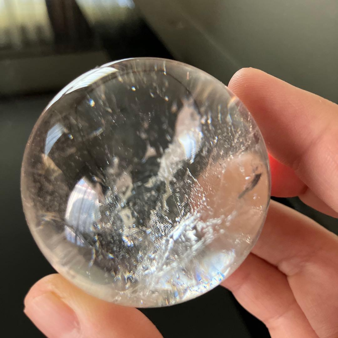 g’sさま専用超透明！水晶　スフィア　天然石置物