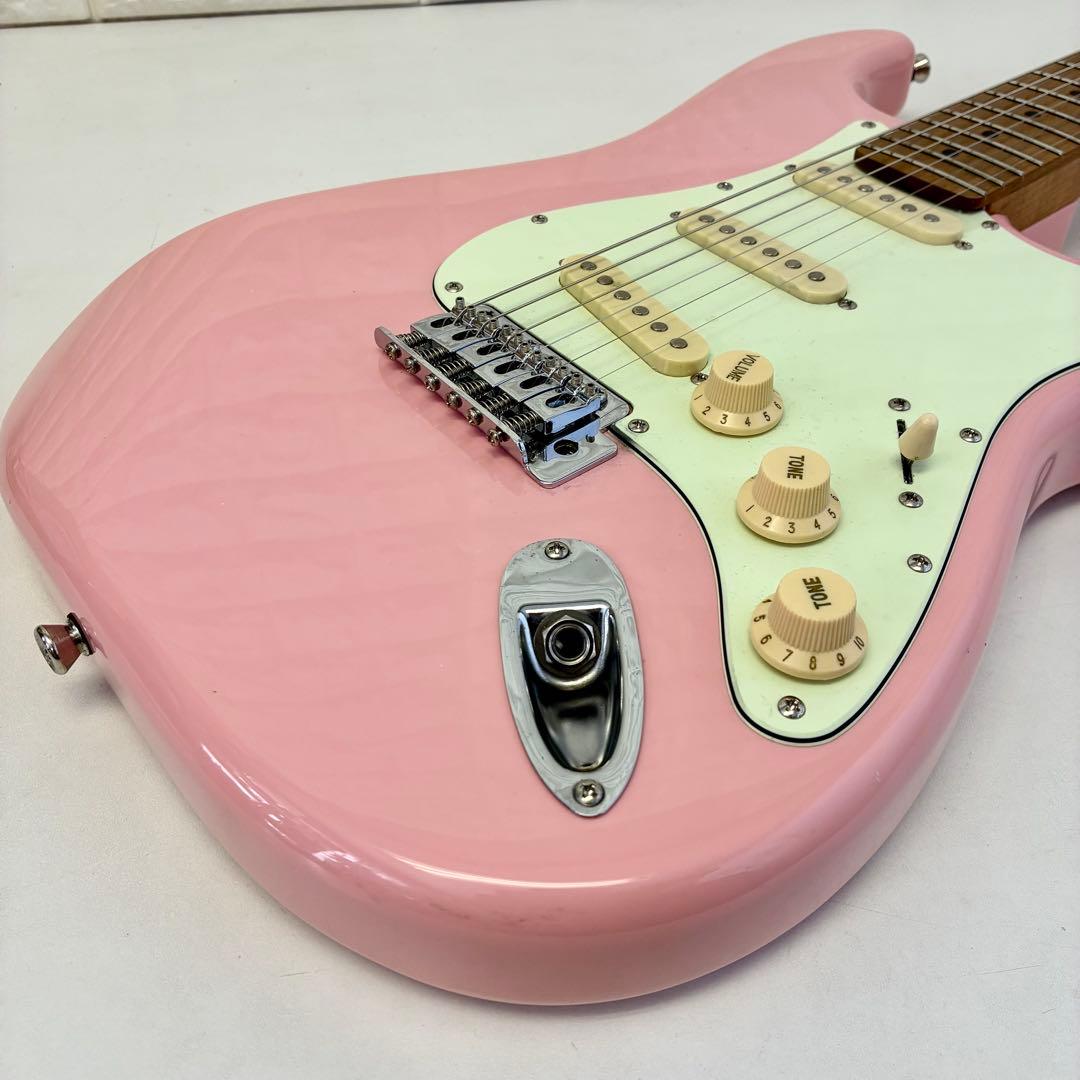 Bacchus BST-1-RSM/M SLPK バッカス エレキギター ピンク