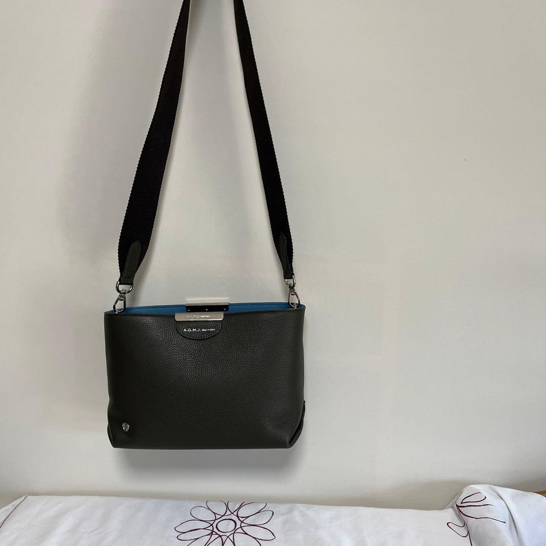 ADMJモーツァルトボトムアクセントショルダーバッグフォレストS