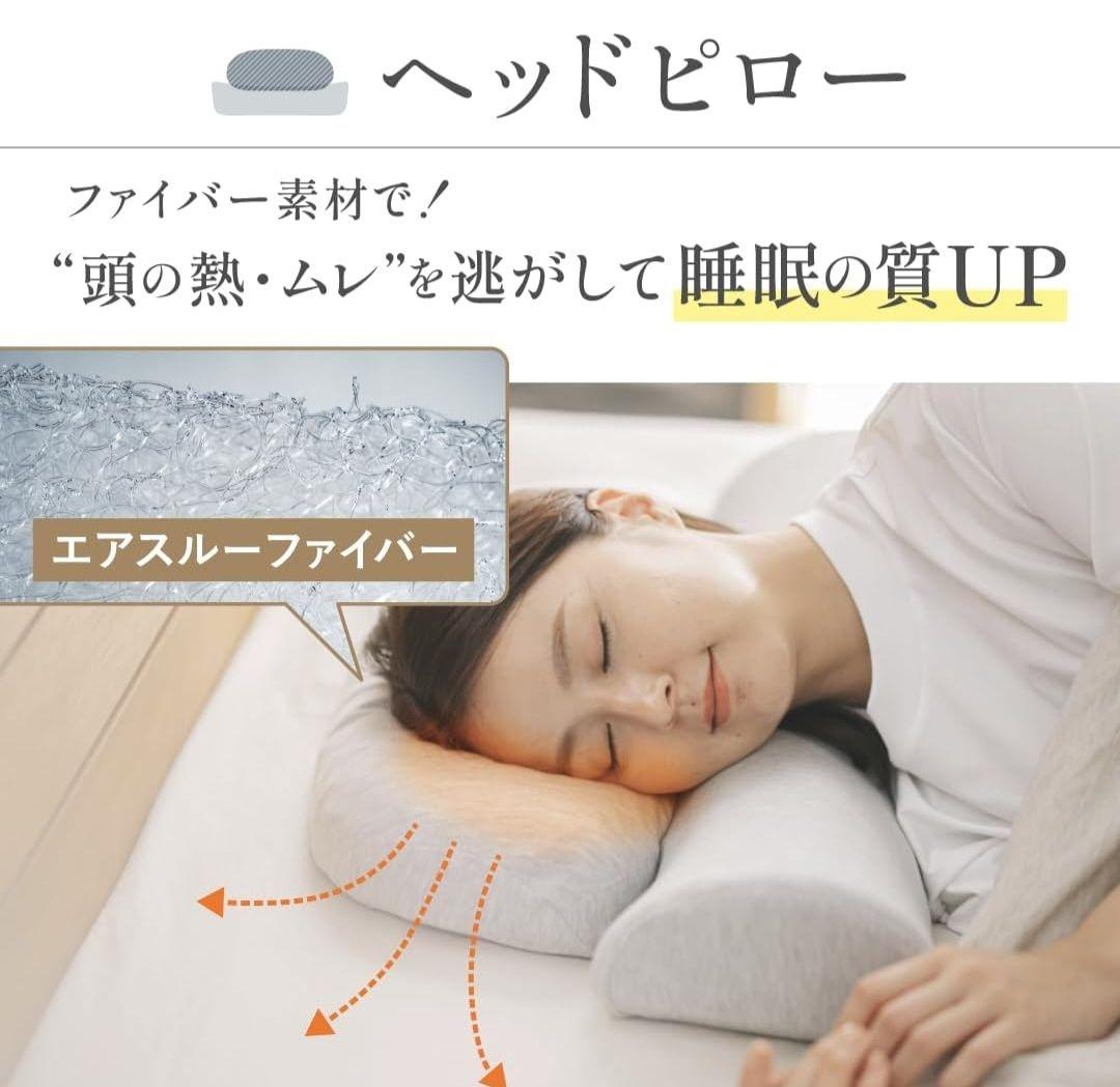 【1日のみ使用】CALQS ホッとする枕 PLUS 温め機能、振動機能付き