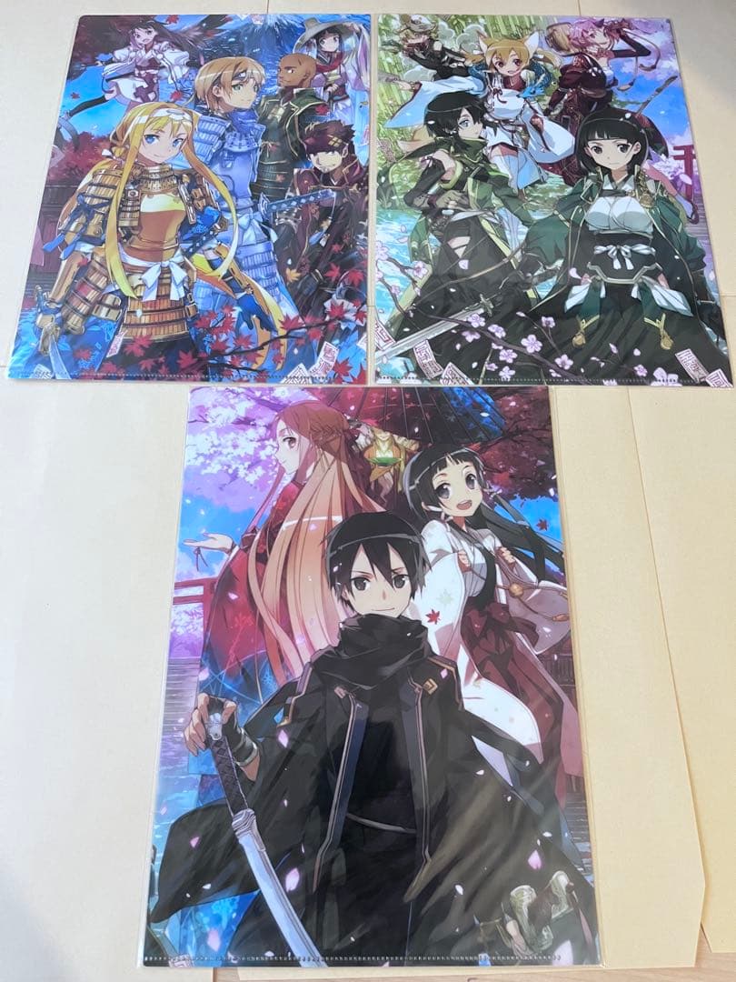 ソードアート・オンライン 希少クリアファイル85枚セット