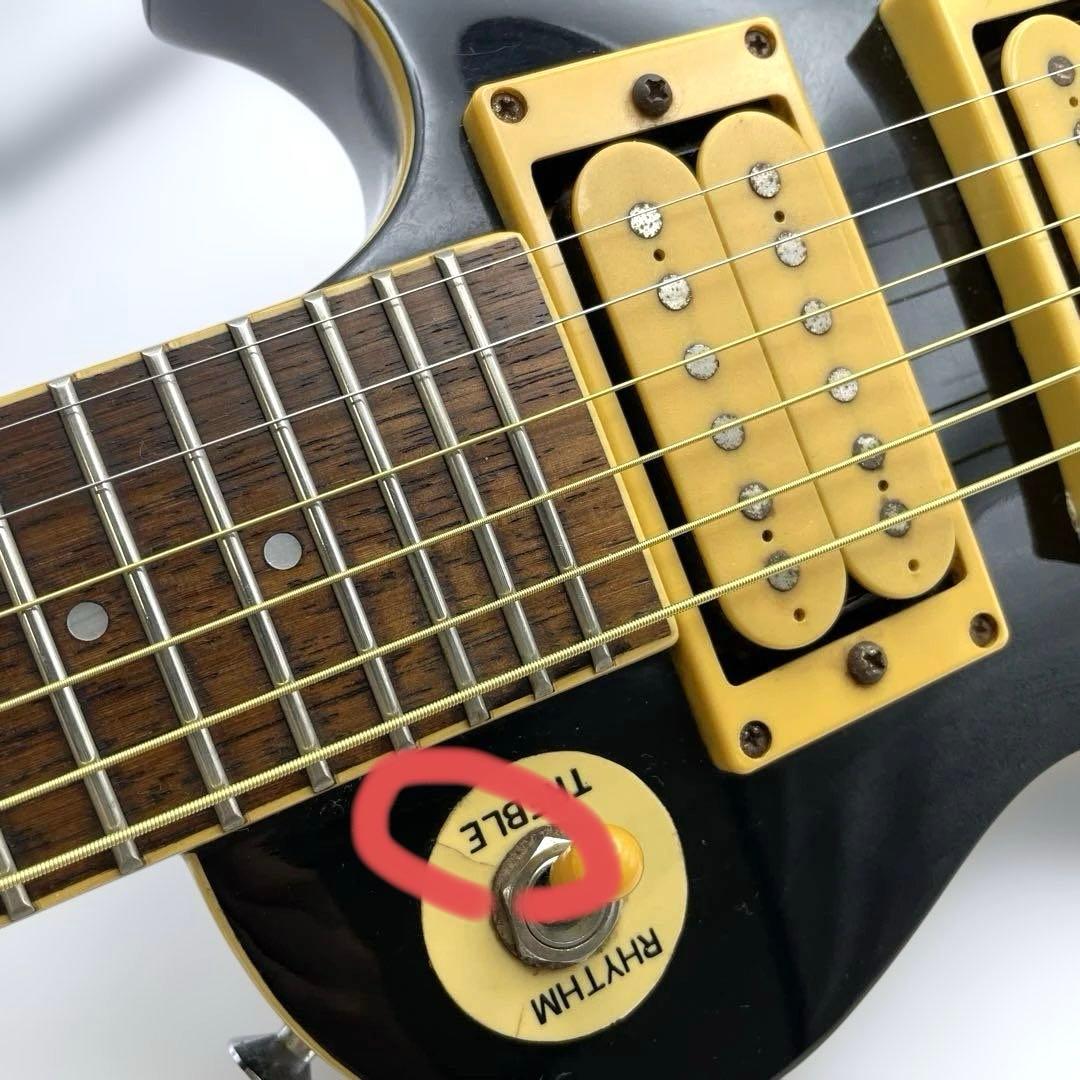 SAMICK ミニギター LPレスポールタイプ黒 ショートスケール サミック