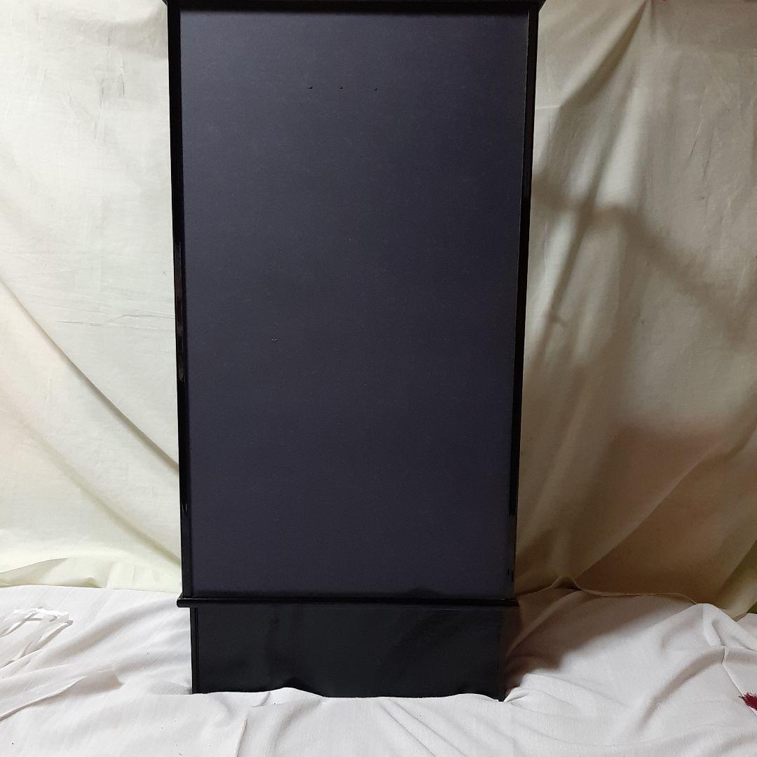 新品同様●高級品●琇山作　牡丹●正絹御羽子板飾●道成寺●木製黒塗ケース付き