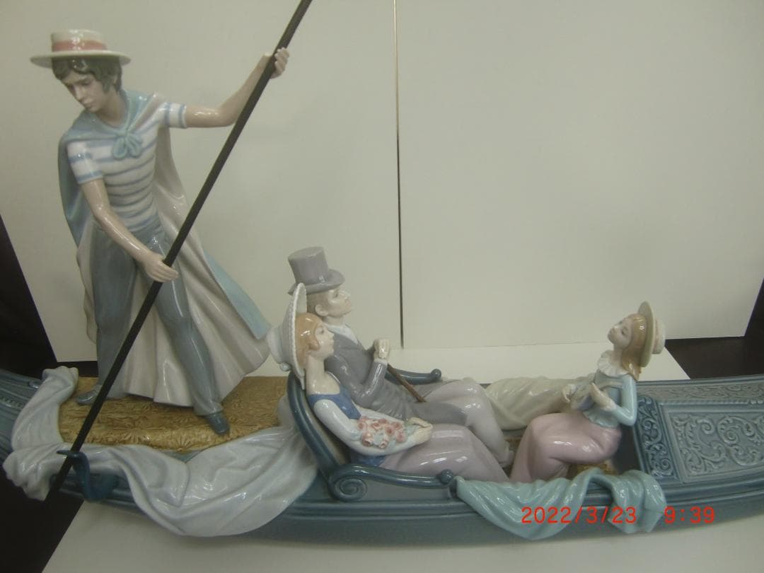 LLADRO　リヤドロ【ゴンドラの恋人達】全長76cm　値下　リアドラＬ123