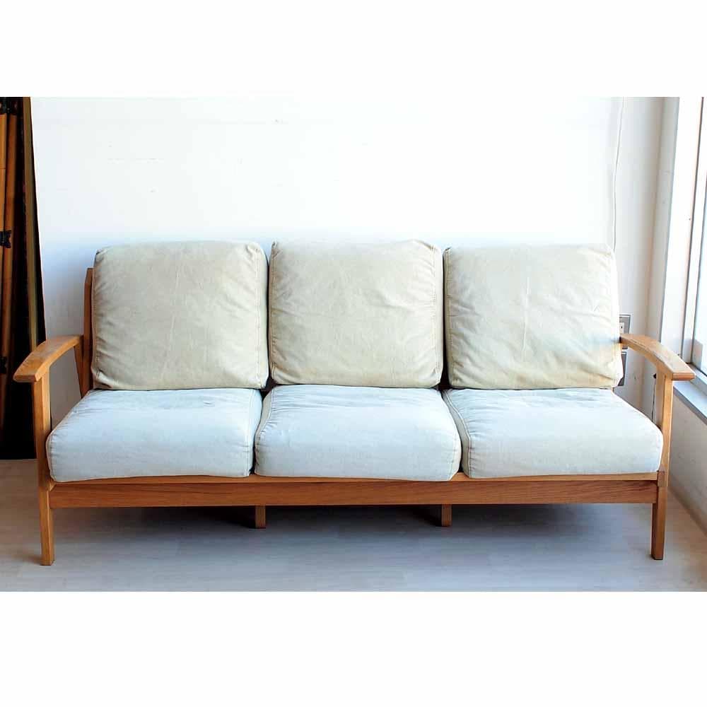 アーバンリサーチドアーズ BOTHY ソファ キャンバス生地 オーク材フレーム