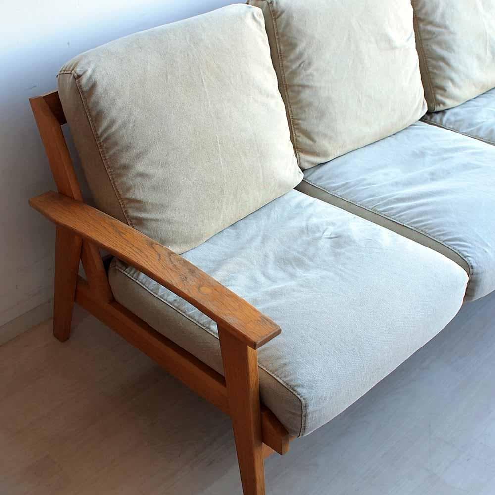 アーバンリサーチドアーズ BOTHY ソファ キャンバス生地 オーク材フレーム