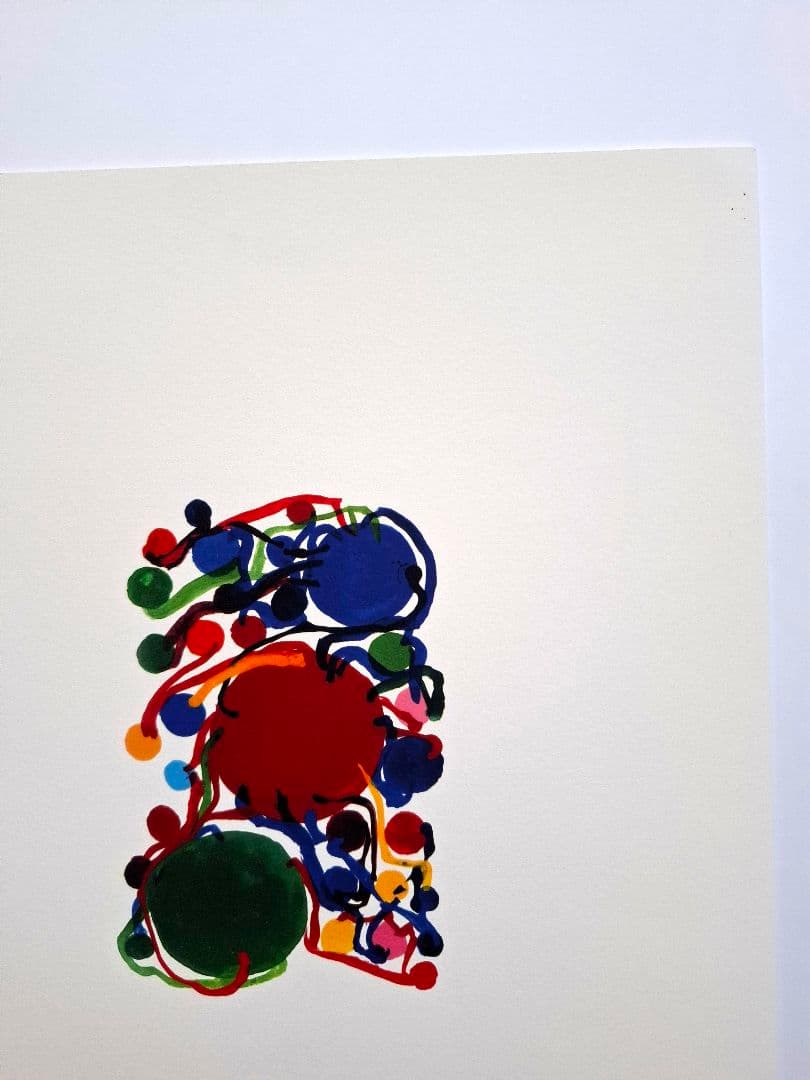 田中敦子　『青赤緑の丸と小さな丸たち』