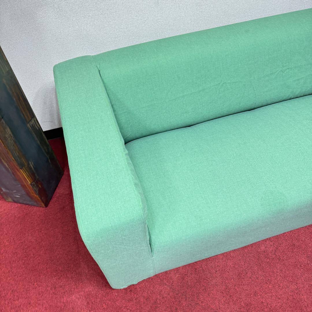 東京23区送料無料　超美品2かけソファー　可愛い緑色　洗浄/除菌済み