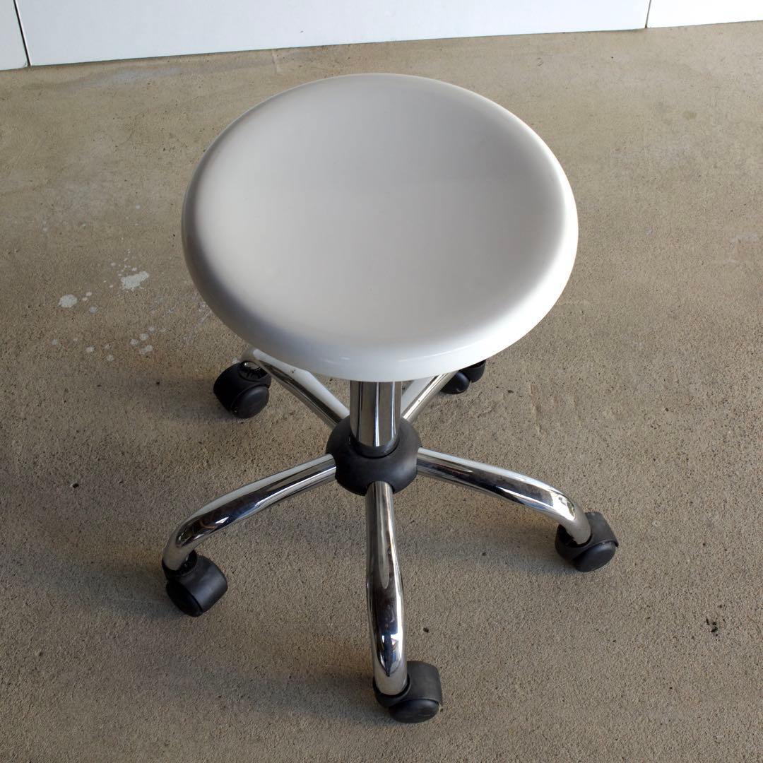 スツール　キャスター　ミッドセンチュリー　ポストモダン　スペースエイジ