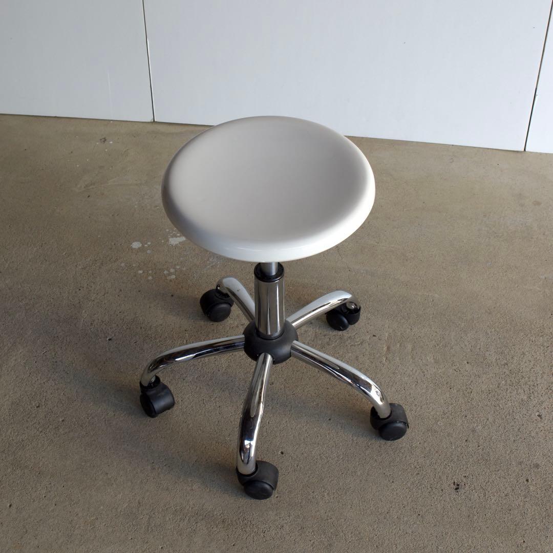 スツール　キャスター　ミッドセンチュリー　ポストモダン　スペースエイジ
