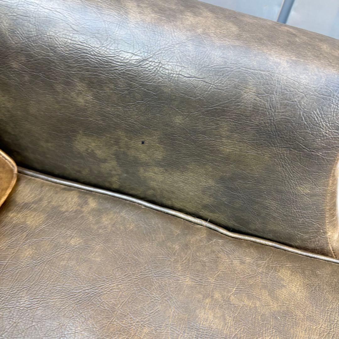 ② 昭和レトロ ヴィンテージ マルニ木工 一人掛けソファ アームチェア ラウンジ