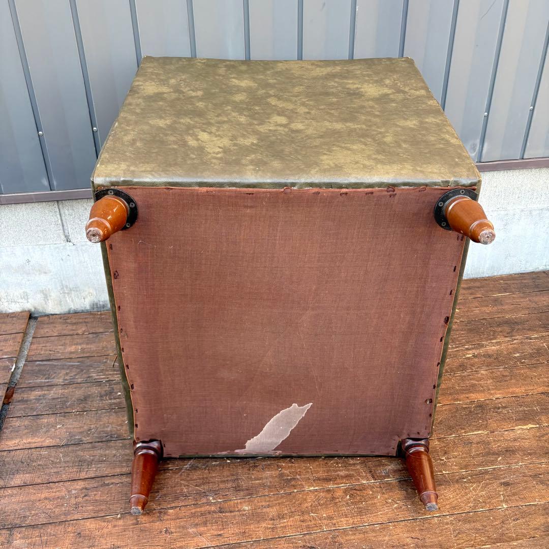 ② 昭和レトロ ヴィンテージ マルニ木工 一人掛けソファ アームチェア ラウンジ