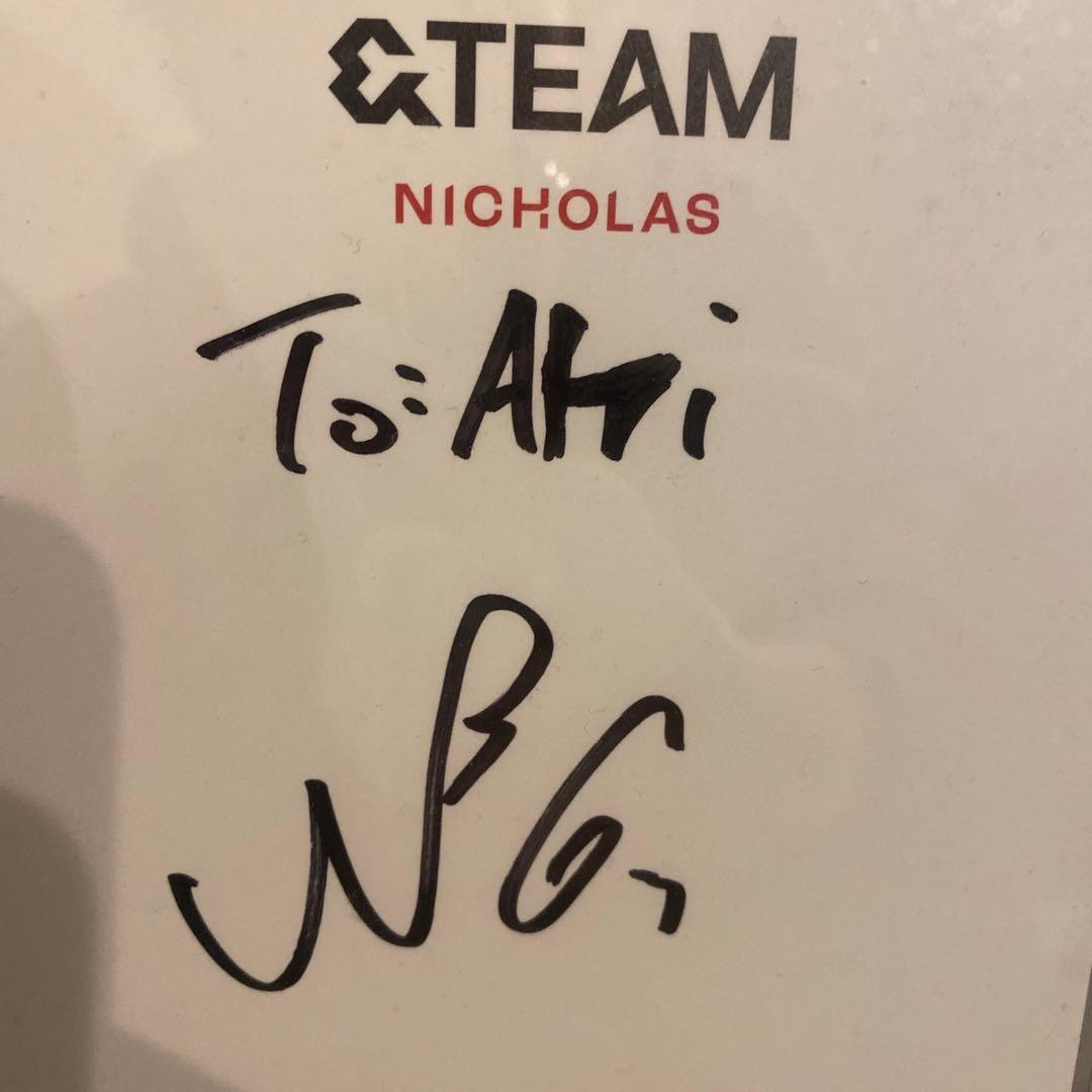 &team エンティーム ニコラス サイン NICHOLAS ニコラス - メルカリ