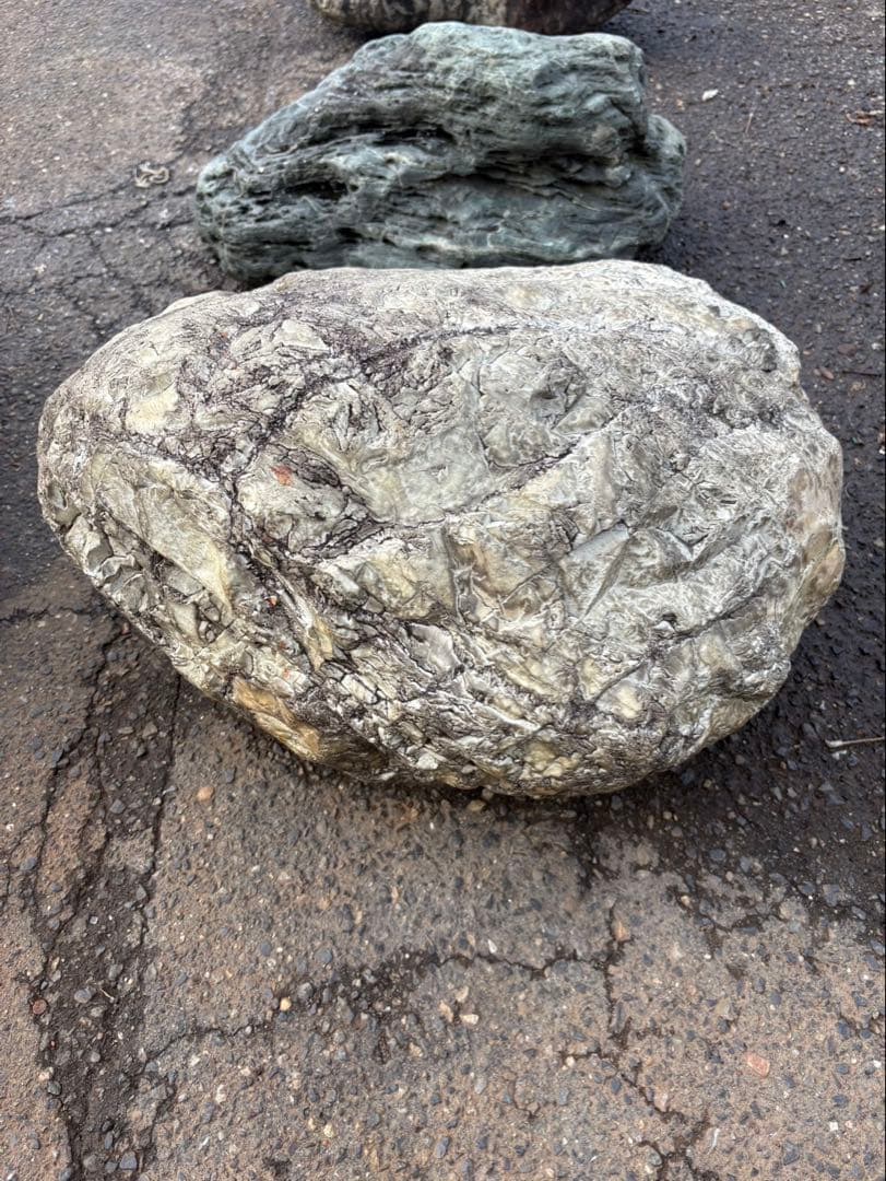 小滝川採取 天然石 庭石 約60cm級 真贋不明