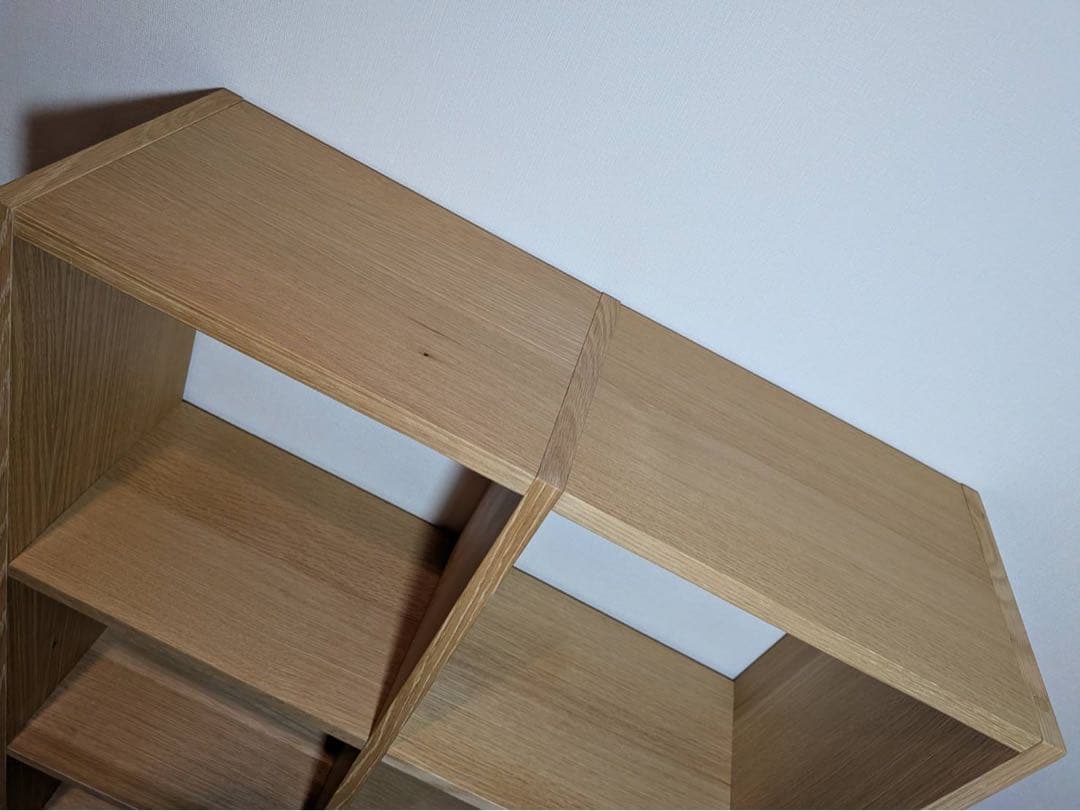 ■送料込■無印良品 スタッキングシェルフ 3×2 木製家具棚MUJI収納オーク材