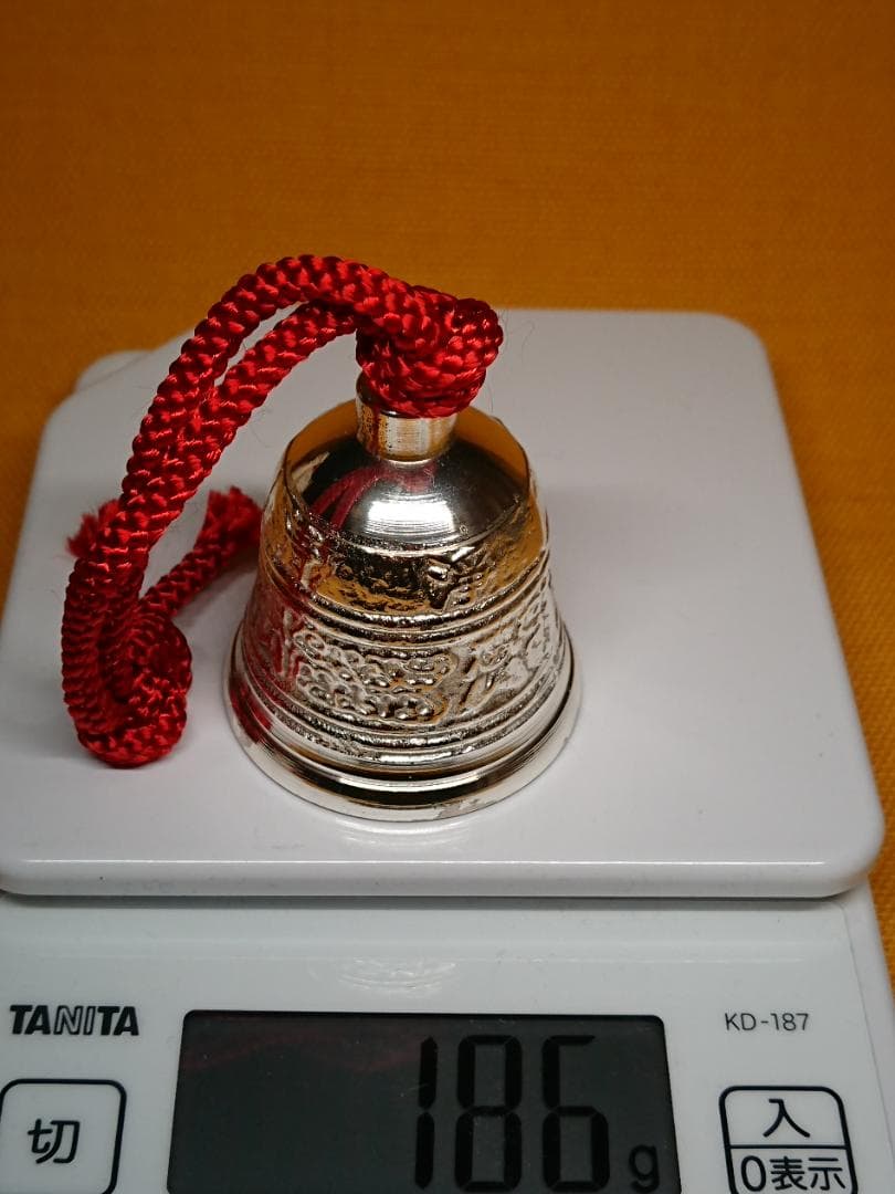 【美品】仏教美術　鈴　ベル　銅製　置物　インテリア　工芸品　美術品　A1669