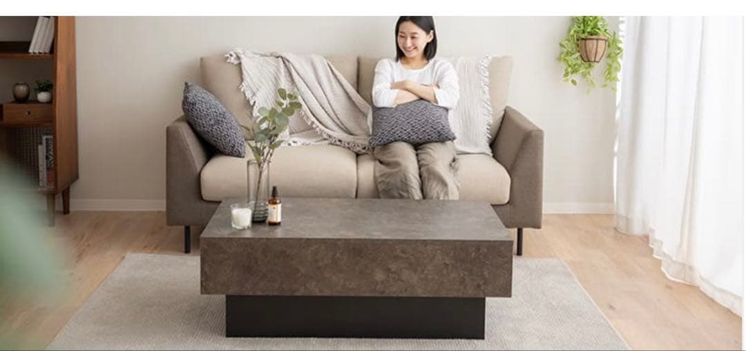 ♡引出収納付き センターテーブル