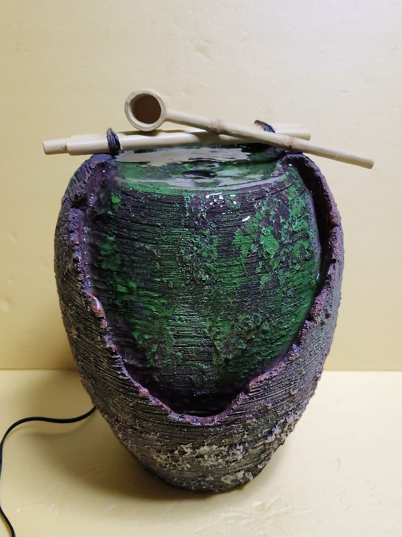 電動つくばい 湧き水つくばい 循環式 噴水 和風 日本