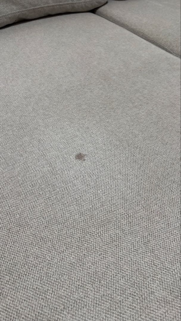 ニトリグレー L字型ソファ 収納付き