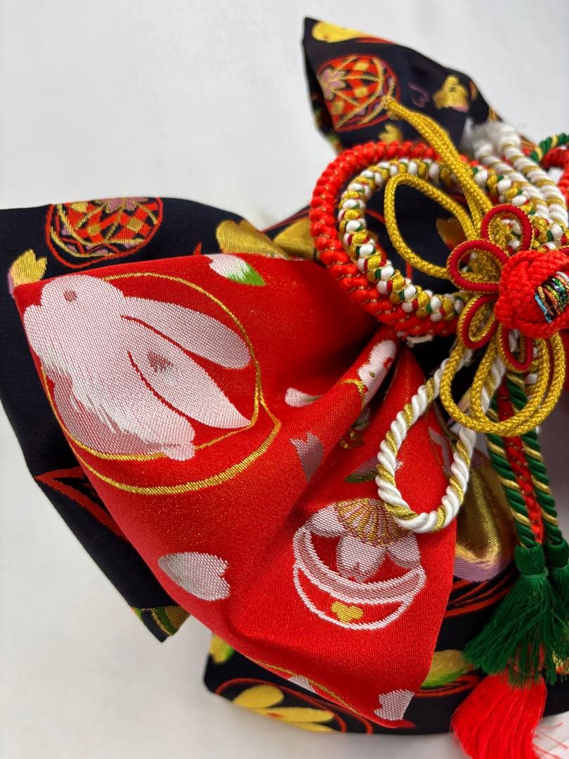 七五三　女の子　はこせこセットM　帯揚げ・しごき付き《子供497》#江戸小もーん