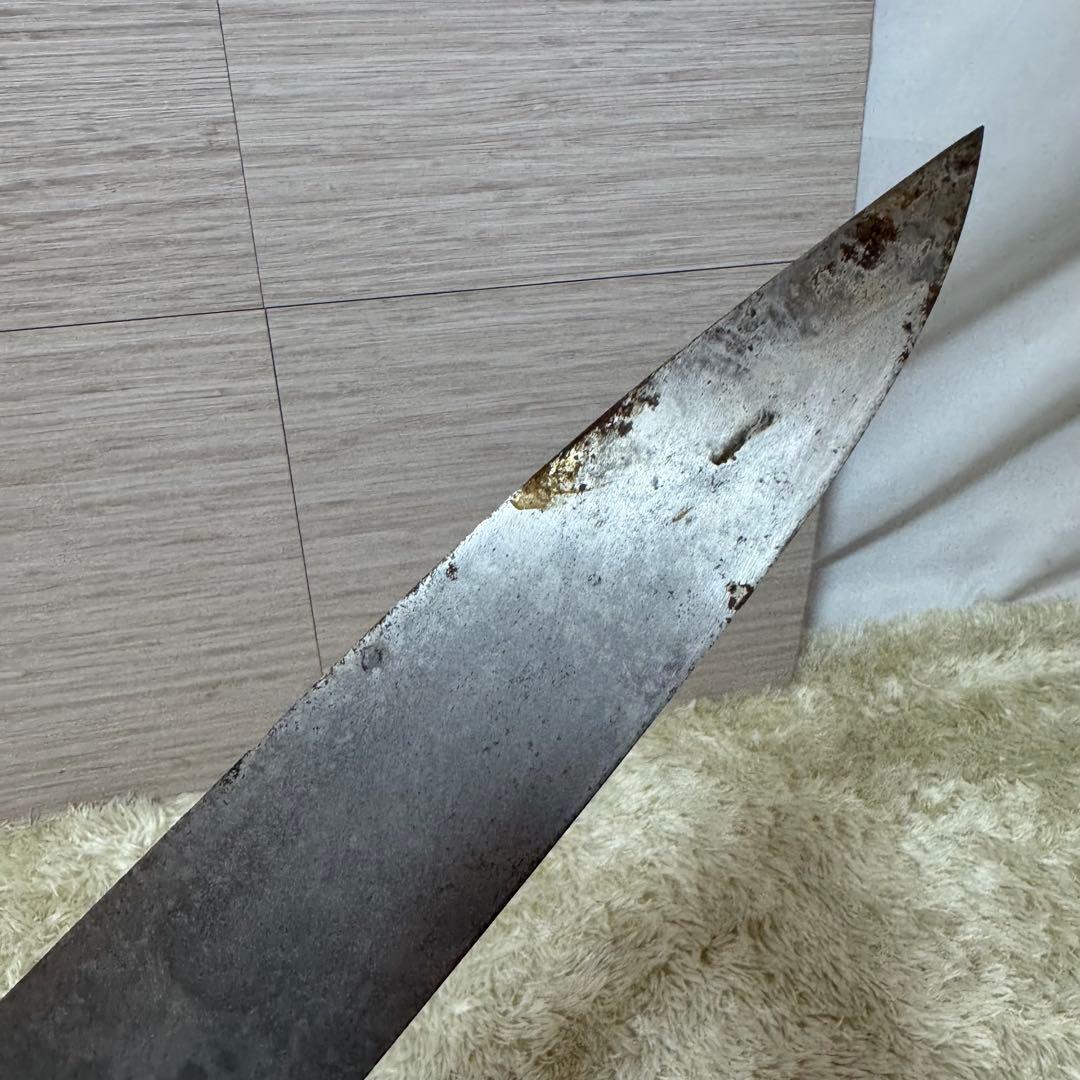 包丁　正広作　大型　牛刀　全長46㎝ 刃渡32㎝
