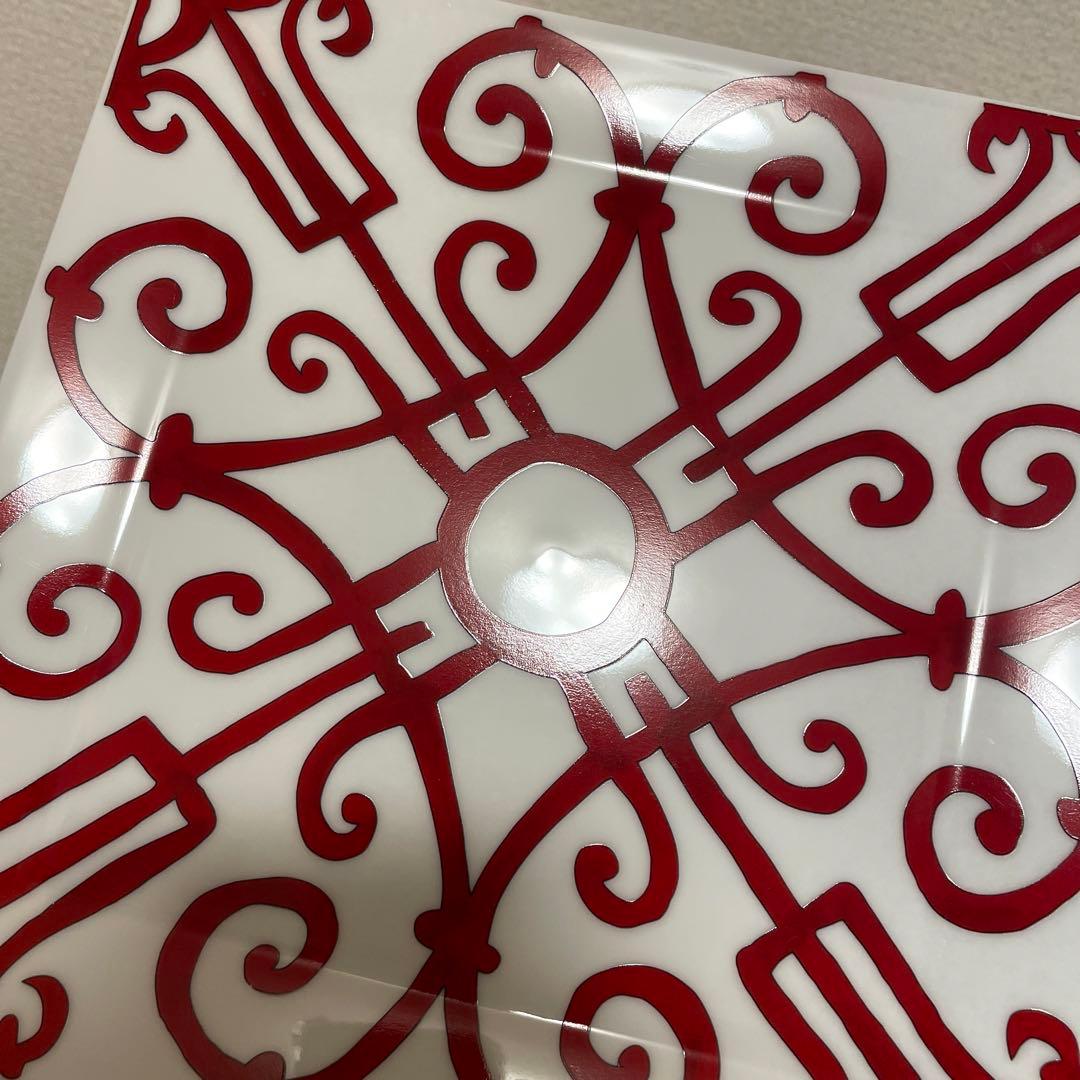 エルメス　ガダルキヴィール　スクエアプレート　デザートプレート　19.5cm