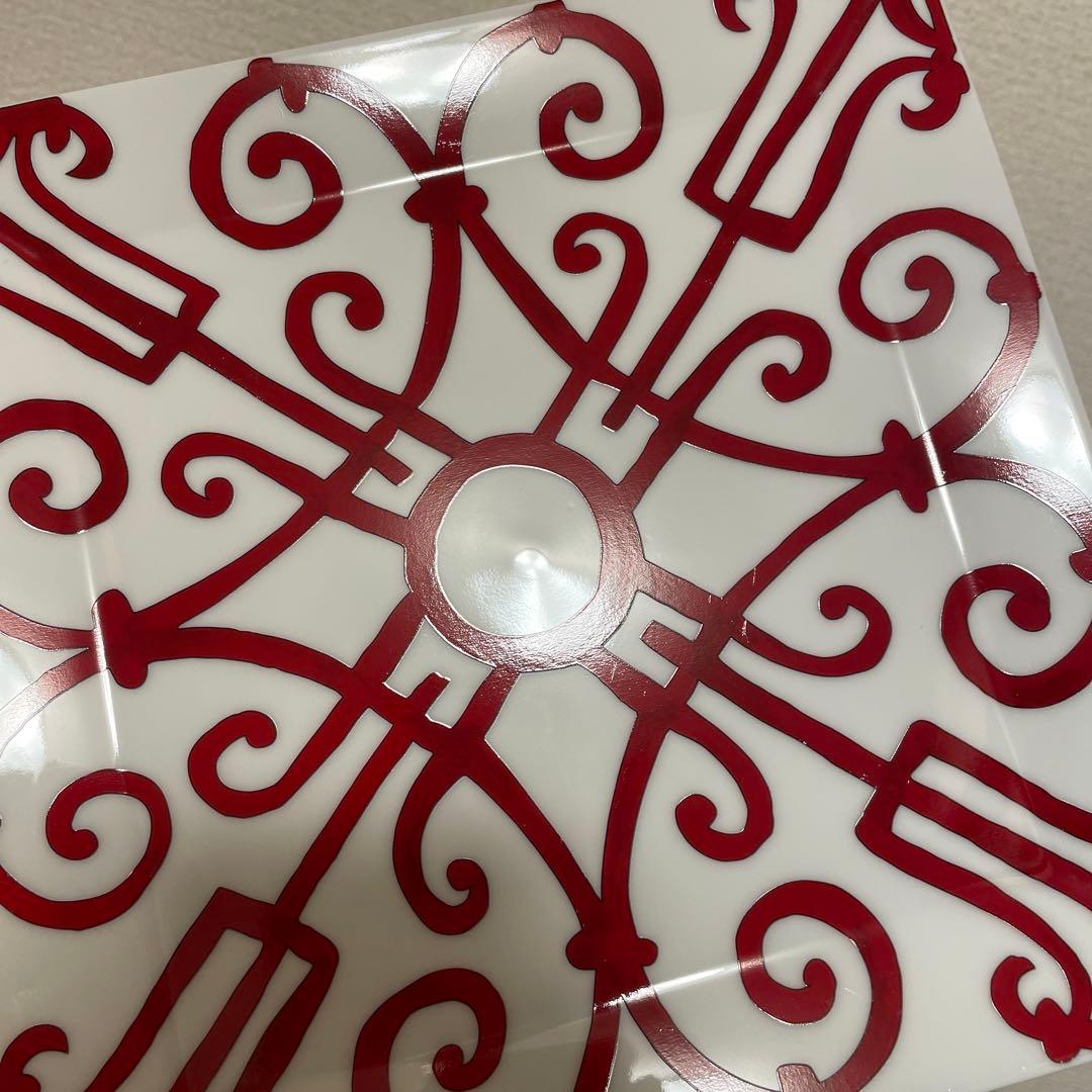 エルメス　ガダルキヴィール　スクエアプレート　デザートプレート　19.5cm