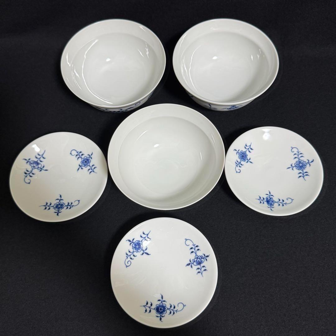 【超希少/未使用】マイセン　ブルーオニオン　蓋付きボウル　丼鉢　どんぶり