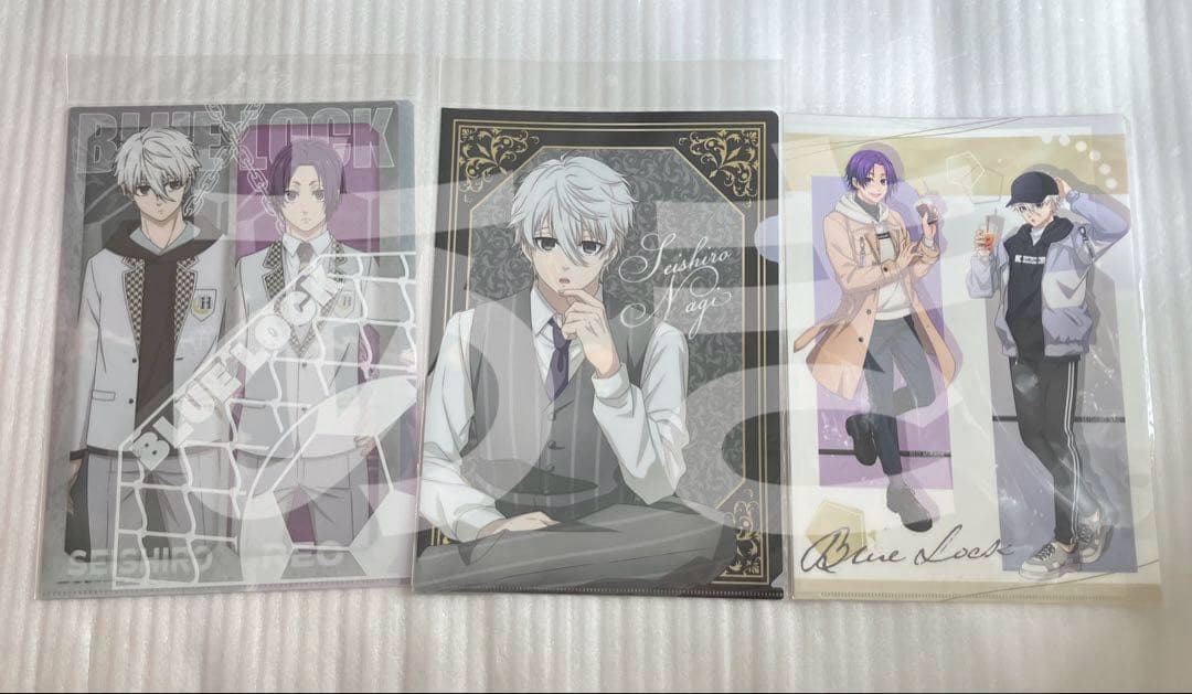 ブルーロック 凪誠士郎 御影玲王 クリアファイルセット - メルカリ
