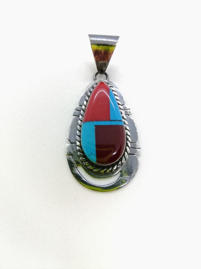 インディアンジュエリー　インレイ　トップ　ヘッド