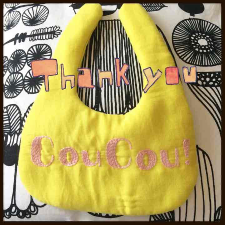 再販可能❀.(*´◡`*)❀.ふかふか刺繍スタイ＊coucou！＊