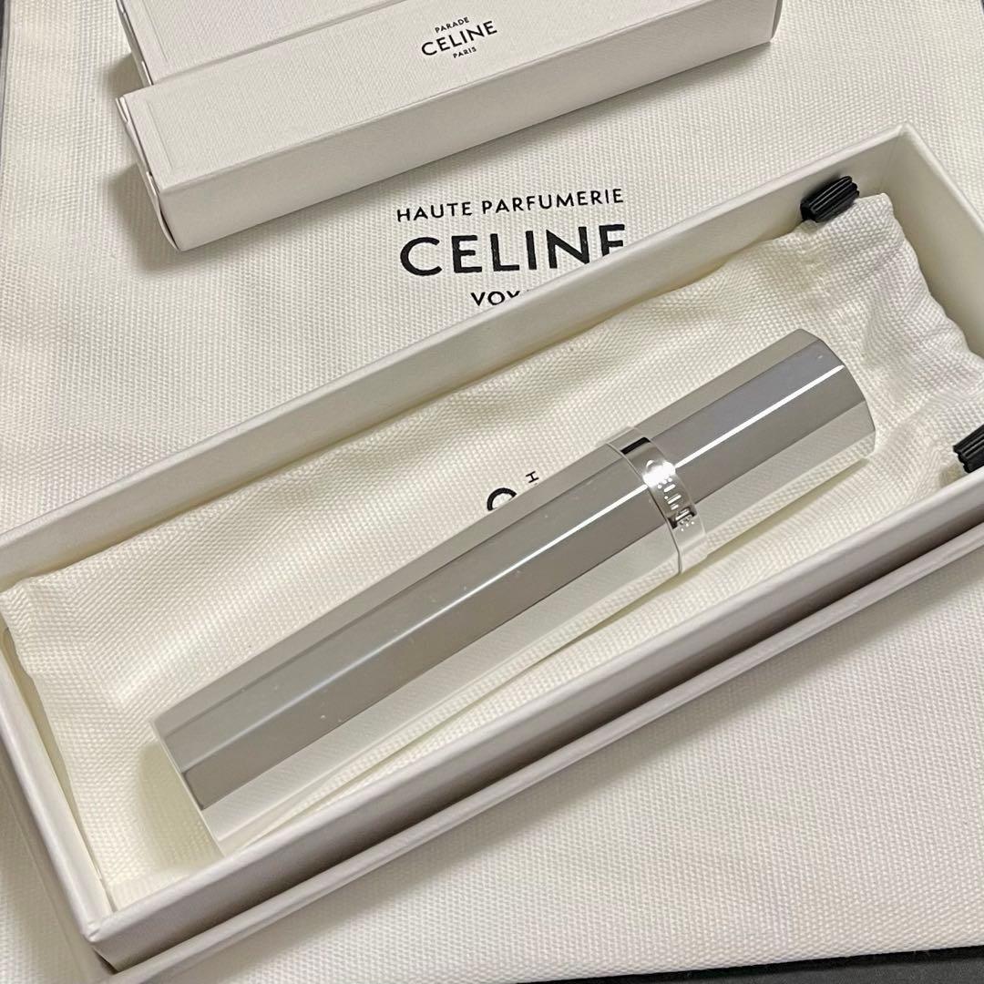 CELINE セリーヌ 香水 トラベルスプレーケース 箱、巾着付き - 香水