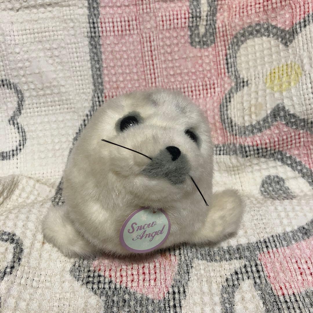 昭和レトロ ヴィンテージ ファースト社 アザラシ ぬいぐるみ 中古品