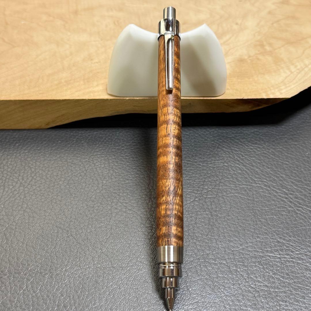 159ハワイアンコアカーリー　木製シャーペン　最強低重心　ステンレス　濃いめ