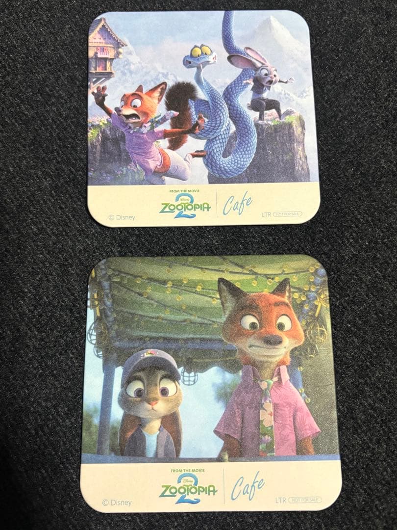 ズートピア オーマイカフェ 特典 コースター ジュディ ニック - メルカリ