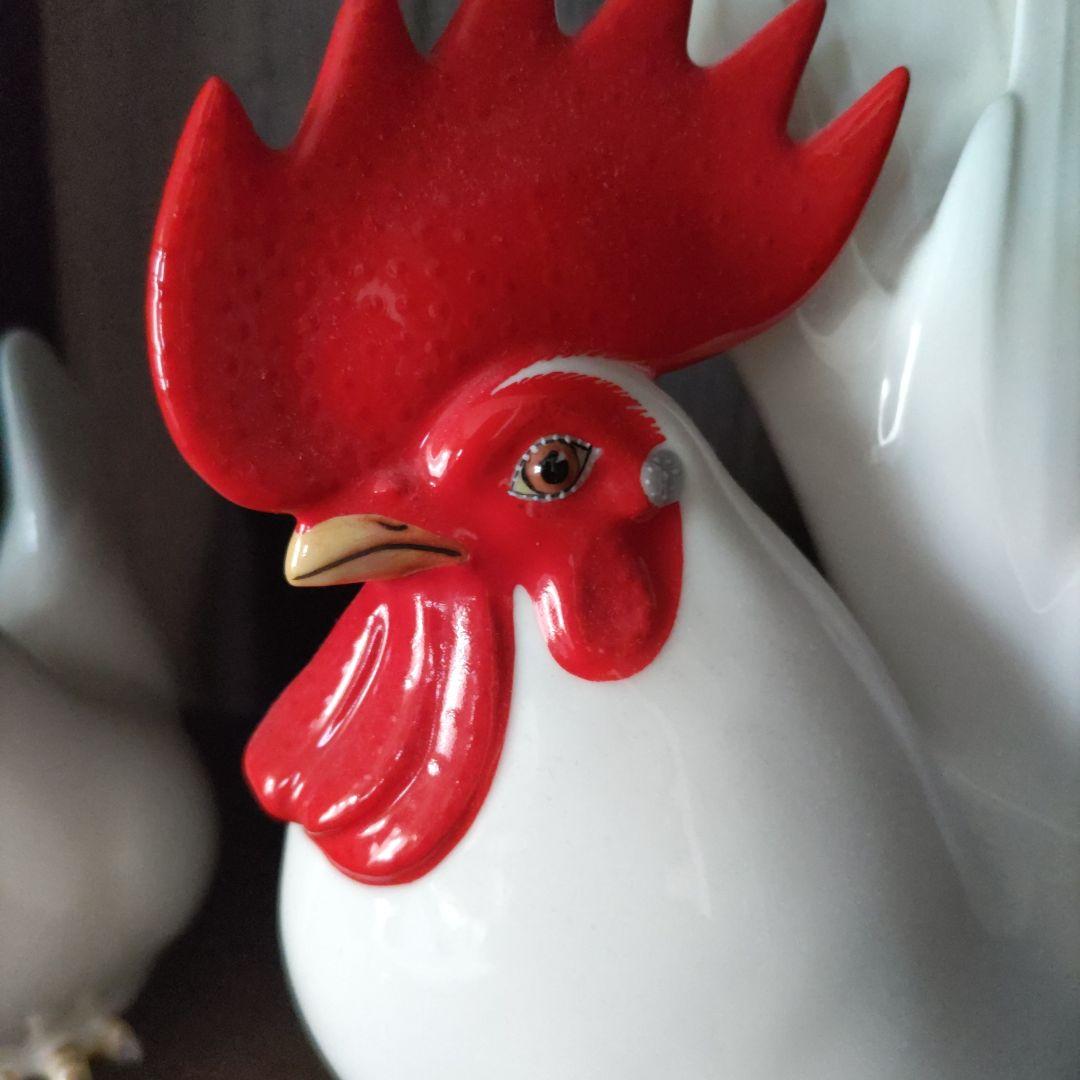 Noritake　ノリタケ　置物　フィギュリン　雄鶏　雌鶏　鶏　にわとり