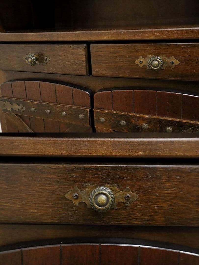 【オールドカリモク】電話台・FAX台・サイドキャビネット・収納棚