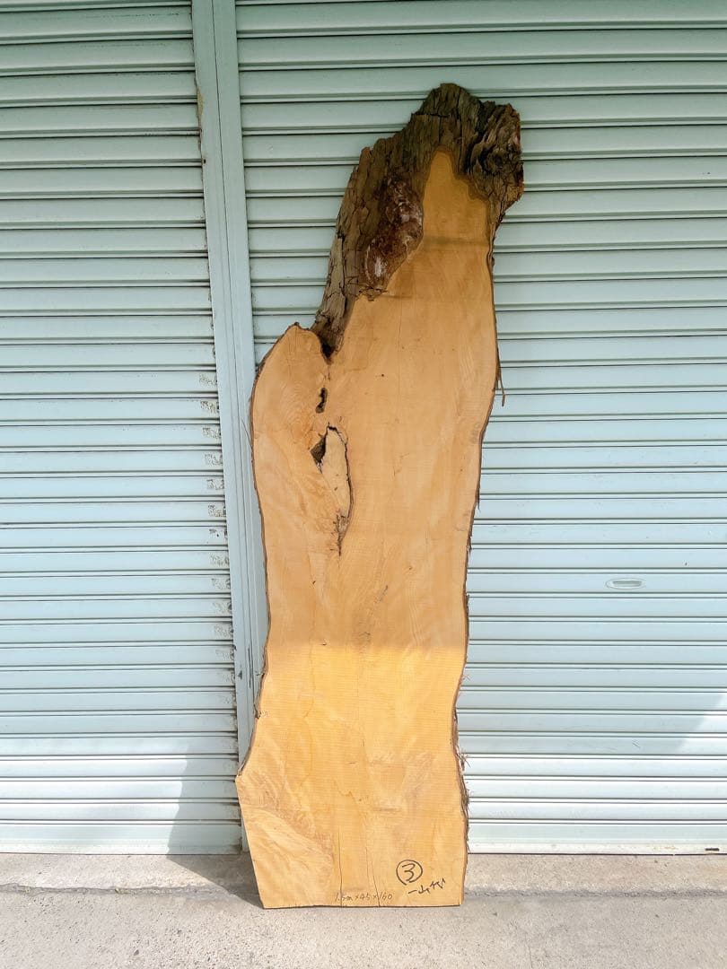 天然　イヌマキ　DIY材　木材　天板　テレビ台　無垢材　カウンターテーブル