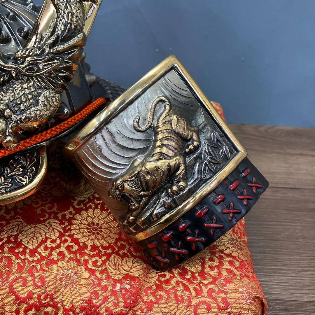 3F 瑞穂作 竜虎出世兜 御兜 五月人形 伝統工芸 兜飾り こどもの日 季節物