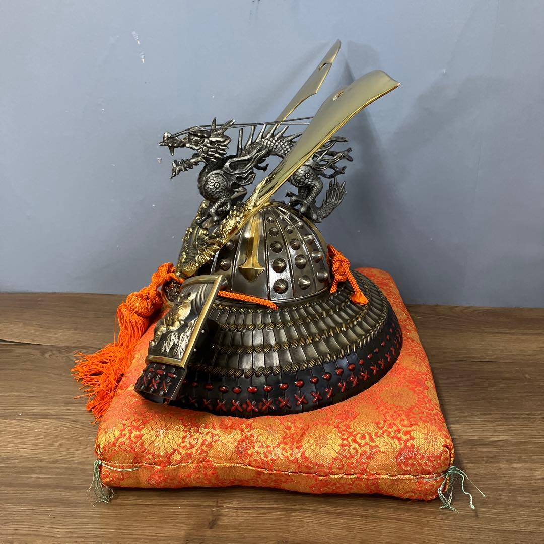 3F 瑞穂作 竜虎出世兜 御兜 五月人形 伝統工芸 兜飾り こどもの日 季節物