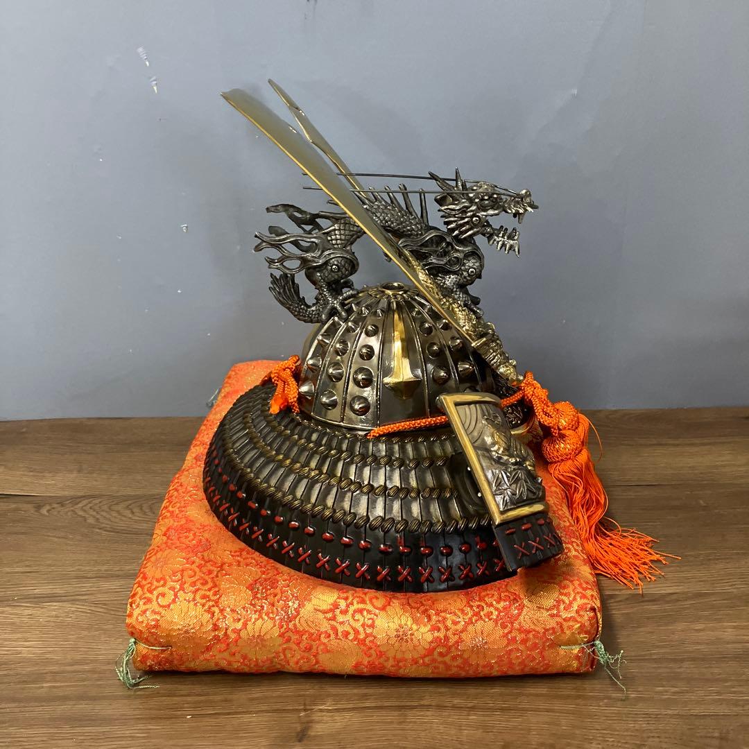 3F 瑞穂作 竜虎出世兜 御兜 五月人形 伝統工芸 兜飾り こどもの日 季節物