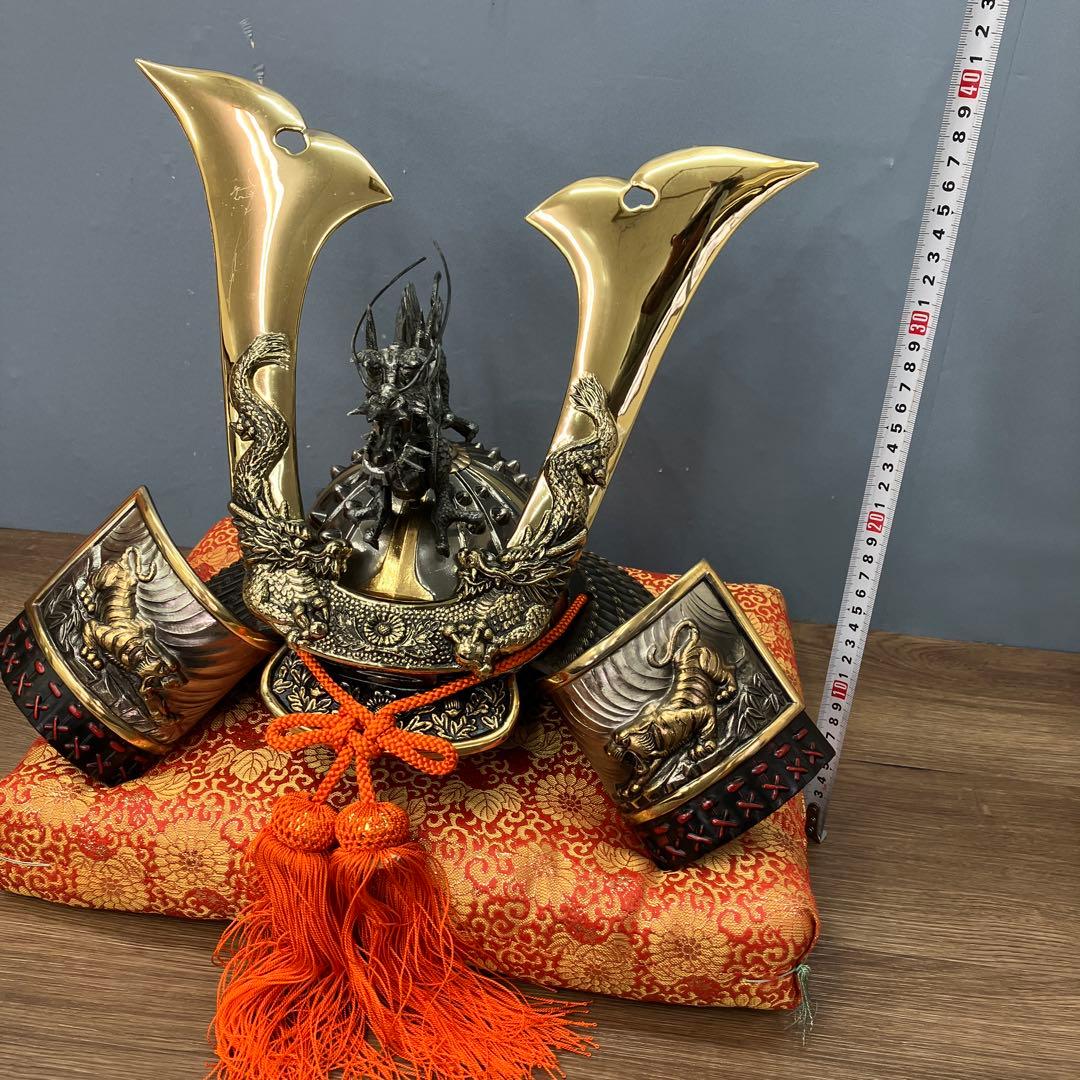 3F 瑞穂作 竜虎出世兜 御兜 五月人形 伝統工芸 兜飾り こどもの日 季節物