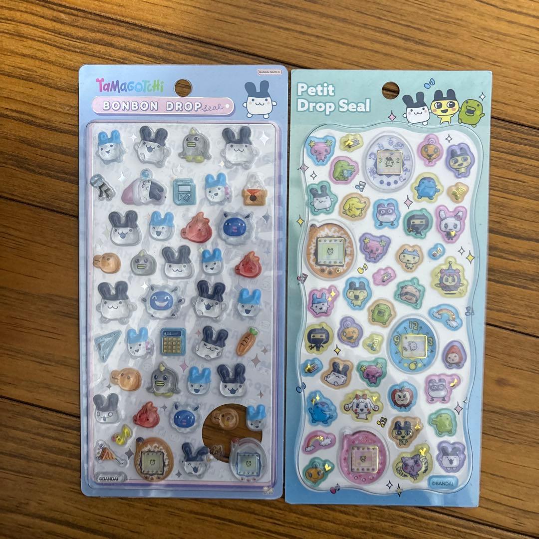 ボンボンドロップシール、コットンパフィシール 正規品サンリオ