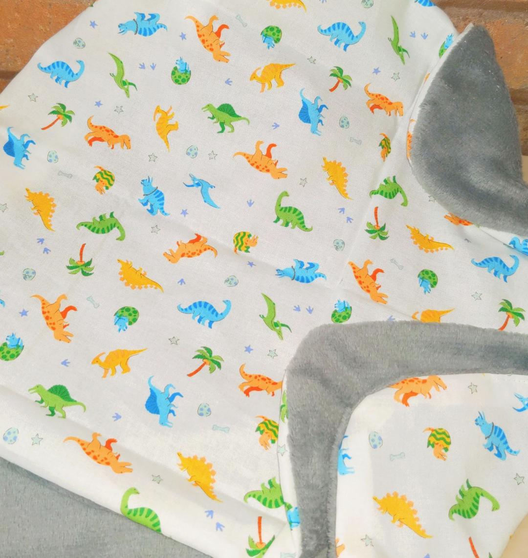 専用♥みかん⭐軽ふわ楽ちん☆マイクロ×コットン♥中バスタオル❤ちび恐竜⭐