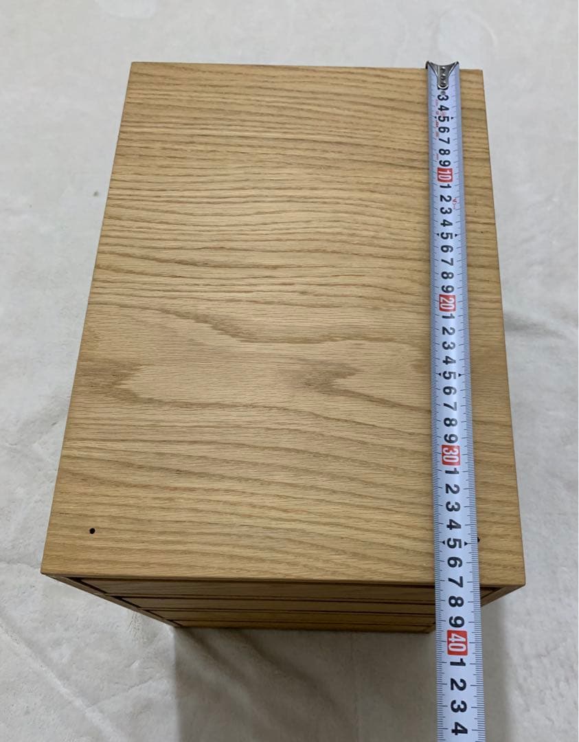 【廃盤】無印良品 木製4段引出　オーク材