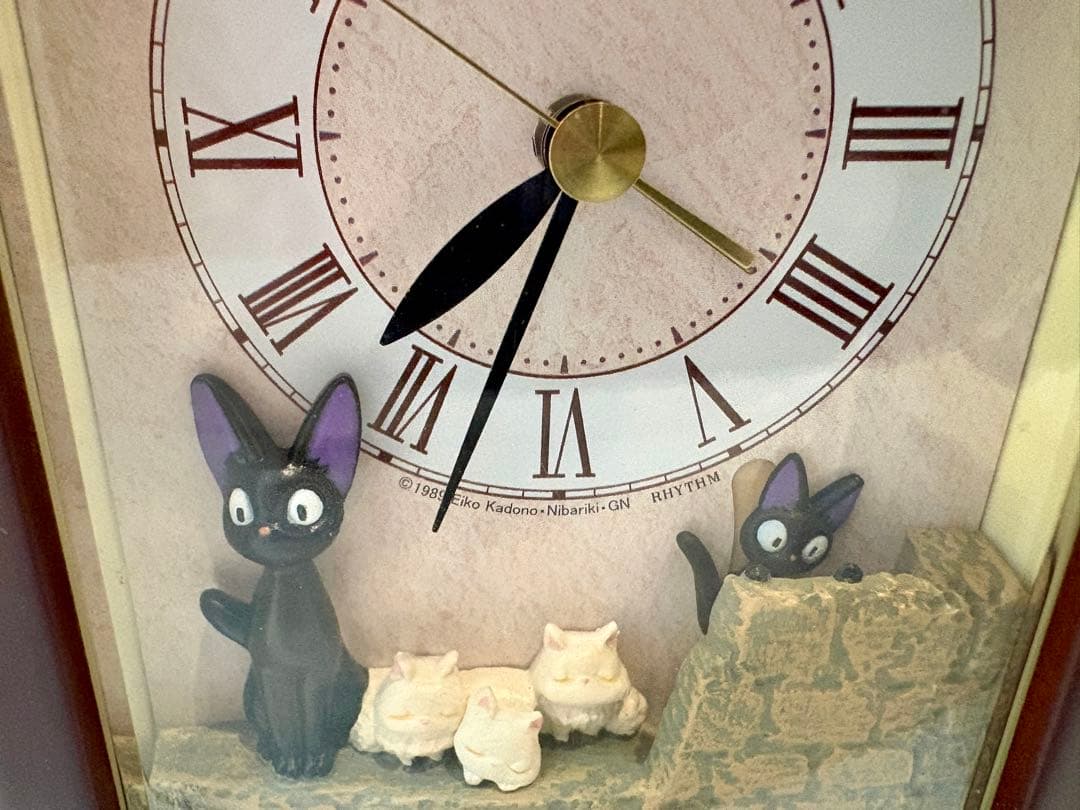 魔女の宅急便 ジブリ Kiki's Delivery 置時計 目覚まし ジジ - メルカリ