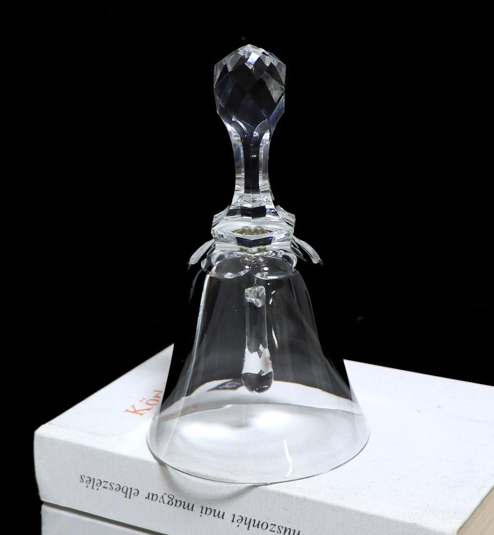 バカラ 珍品 箱付属超美品 16.5cm クリア ハンドベル 置物 ディナーベル