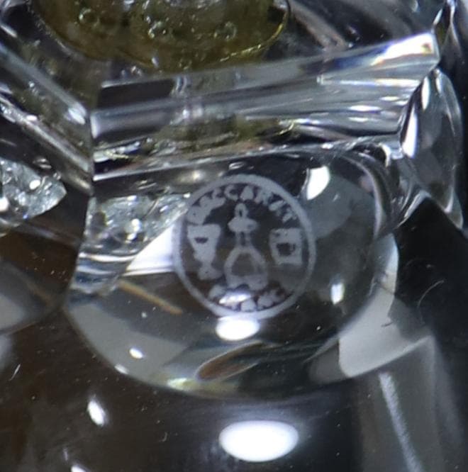 バカラ 珍品 箱付属超美品 16.5cm クリア ハンドベル 置物 ディナーベル