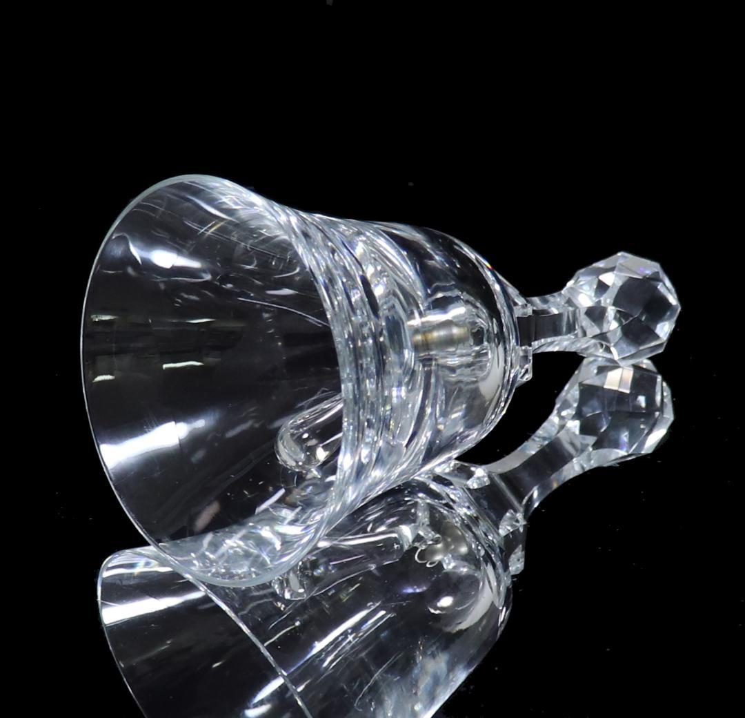 バカラ 珍品 箱付属超美品 16.5cm クリア ハンドベル 置物 ディナーベル