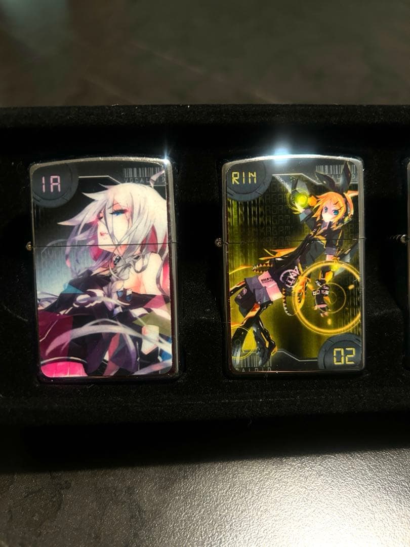 【非売品】VOCALOIDzippoライター/初音ミク・鏡音リンレン・ルカ・IA